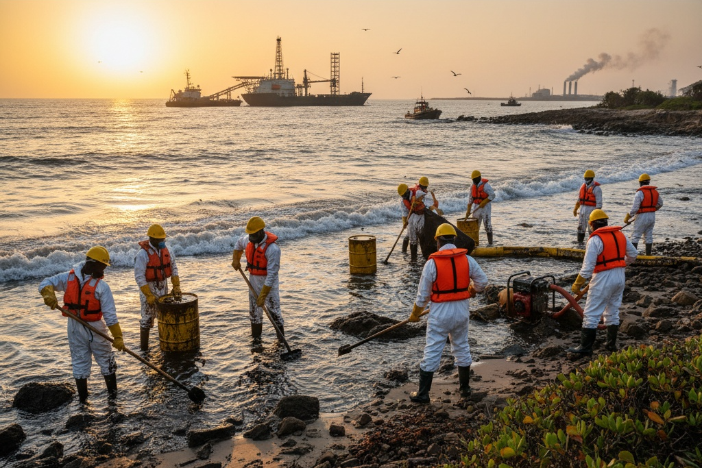 Oil spill control and cleanup thumbnail 5